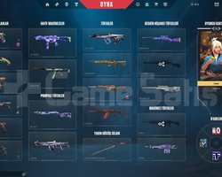 DİA 1 UYGUN HESAP DOLU SKIN !!!!!