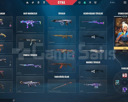 DİA 1 UYGUN HESAP DOLU SKIN !!!!!