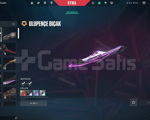 MAİLLİ TR RGX VANDAL 2 BIÇAK YAĞMACI PHANTOM