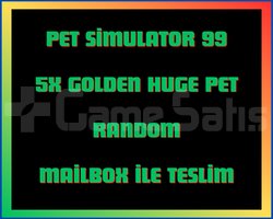 Pet Simulator 99 5x Golden Huge Pet Random