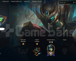 UNRANKED DERECELİ HAZIR 15 SKİN HANMADE S11 ACC