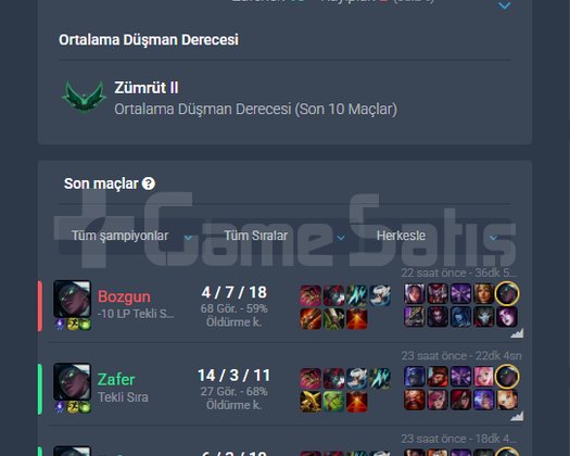 tr handmade zümrüt 3 15 win 2 lose +30 16k öz