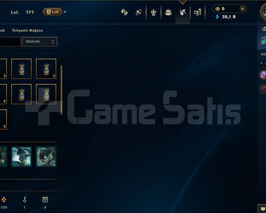 30 LVL BOL KOSTÜMLÜ UNRANKED HESAP HANDMADE!