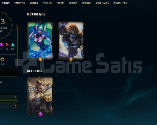 173 SKIN YUKSEK MMR 9K YATIRILMIS