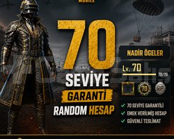 70 seviye garanti random hesap