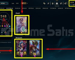 406 LVL + 248 KOSTÜM + 172 HERO + PLATİN 4 + TEL!