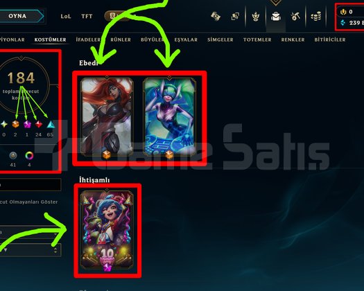 594 LVL + 184 KOSTÜM + 172 HERO + BRONZ 2 + MAİL!