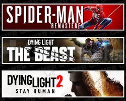 Spider Man RE +Dying Light 2 +The Beast