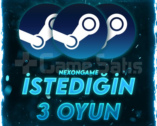 STEAM HESAP İstediğin 3 Oyun