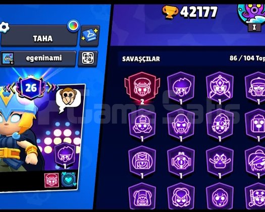42K ,338 Taş , 26 prestij 6 hiper kostüm