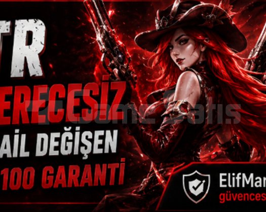 TR +30 LEVEL UNRANKED HANDMADE - MAİLLİ - UCUZ