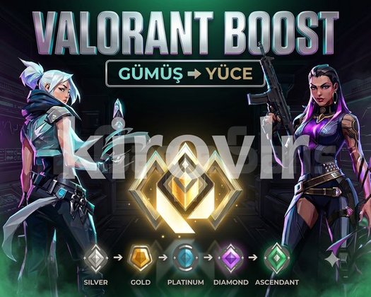 PROFESYONEL VALORANT BOOST | GÜMÜŞ - YÜCE ARASI |