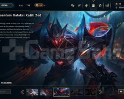 3000 lik premium zed kostümlü mainlemelik hesap
