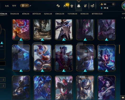 TR / 226 LEVEL / 96 SKİN / FUL HERO +MAİL +TELEFON