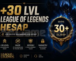 +30 LVL UNRANKED HESAP