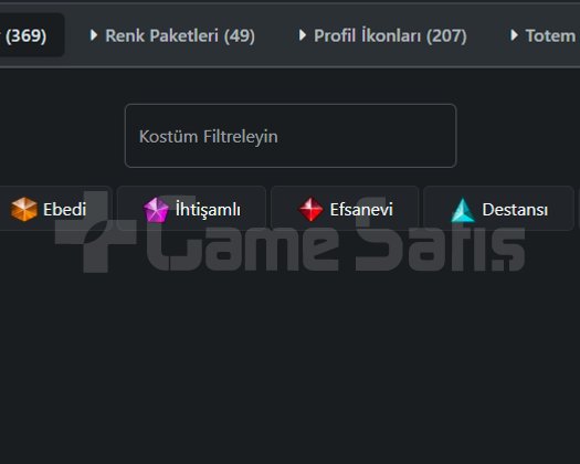 TR Platin 4 LOL Hesabı 172 Şampiyon 369 Kostüm