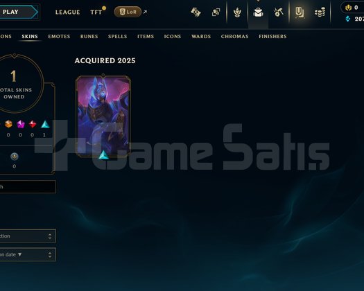 TR Unranked | 1 Kostüm - 22 Hero | LoL Hesap