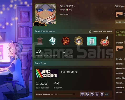 134 PREMIUM OYUNLU STEAM HESABI SATILIK