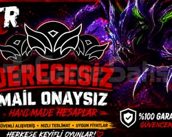 TR / +30 LVL + UNRANKED + HANDMADE + MAİL ONAYSIZ