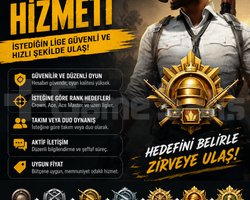 PUBG MOBİLE Rank Elo Boost