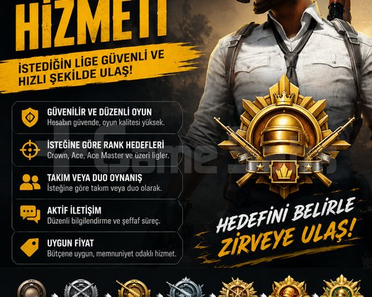 PUBG MOBİLE Rank Elo Boost