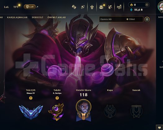 TR GEÇEN SEZON ÜSTATLIK DİA4 9 SKIN 25K MAVİ ÖZ 61