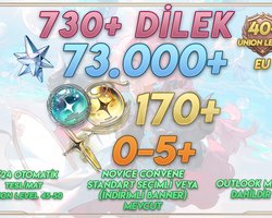 EU UL45+ | 730+ Wish 73000+ Astrite + 170 Tides