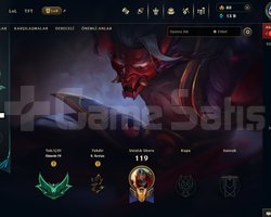 EUW EMERALD 3 NİCK CHANGE 60WR 24 SKİN 13K MÖ S11