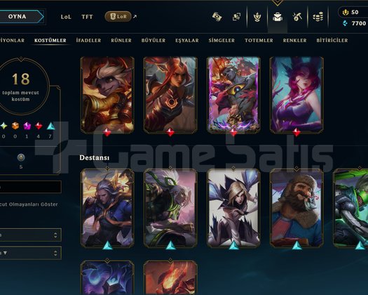 TR // ZUMRUT 2 +30 -10 //18 SKIN // DOLU HESAP