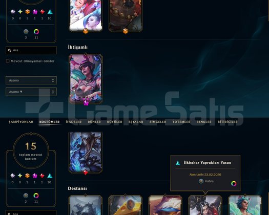 PLAT 4 +29 HANMADE EFSANE SKİNLER UCUZ
