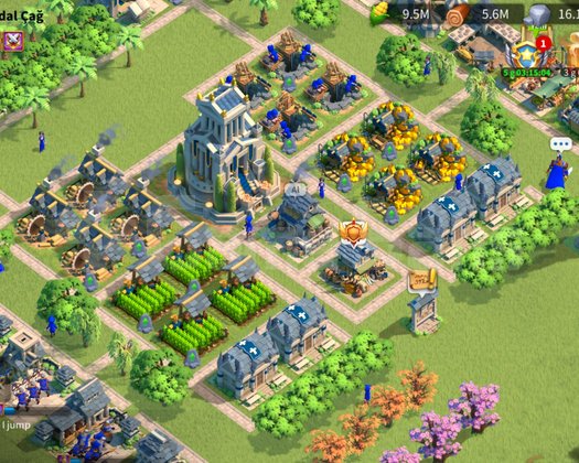 Rise of kingdoms 24m gücünde hesap