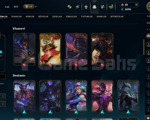 lol euw gold hesap 150 lvl