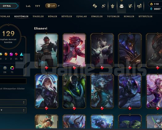 EUW 130 SKİNLİ MASTER 122 LP 32 LP GELİYOR