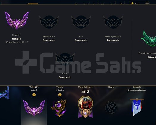 EUW 130 SKİNLİ MASTER 122 LP 32 LP GELİYOR