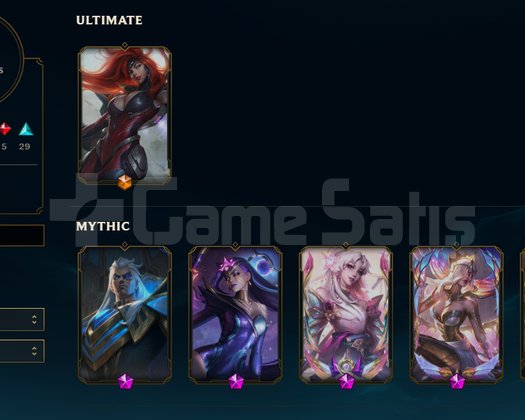 lol tr handmade efsane skinli hesap