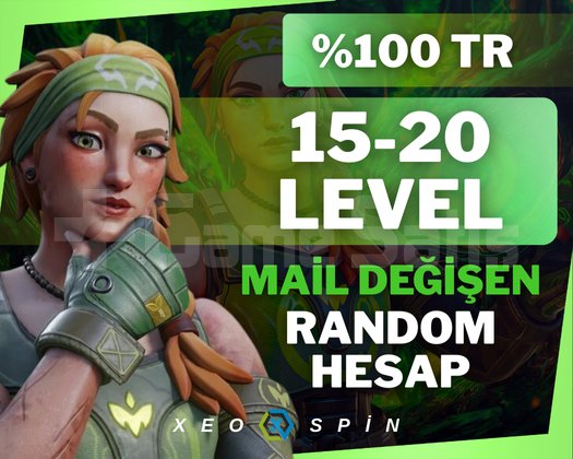 TR - 15-20 LEVEL - MAİL DEĞİŞEN - 35,000 SATIŞ