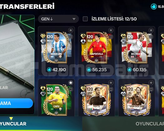 127 GEN TEKE TEK FC MOBİLE HESABİ