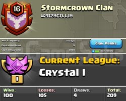 16sv Stormcrown Clan Kristal1 Başkent9 HemenTeslim