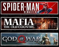 SpiderMan RE +Mafia +God Of War