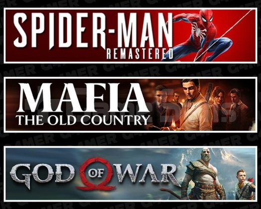 SpiderMan RE +Mafia +God Of War