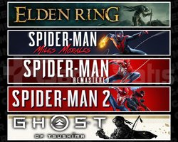 Elden +Miles +Spider 1 +2 +Tsushima