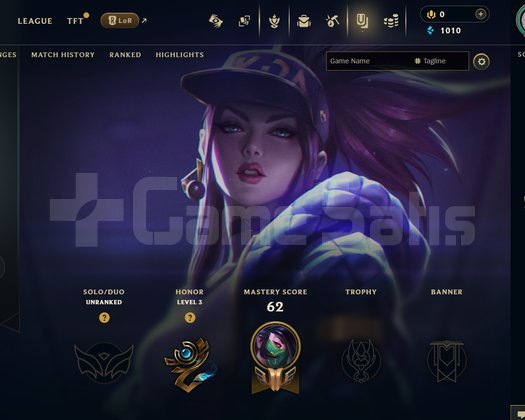 TR Unranked | 8 Kostüm - 37 Hero | LoL Hesap