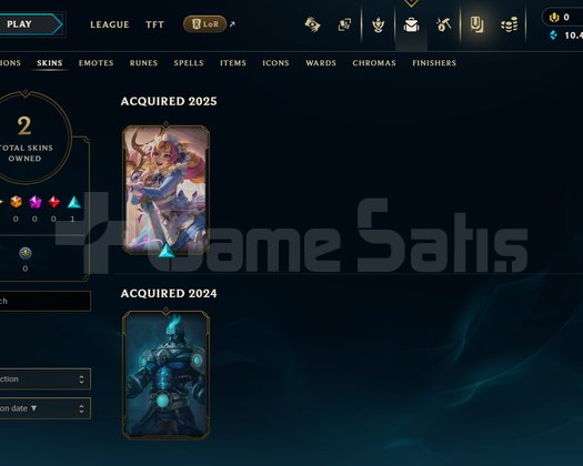TR Unranked | 1 Kostüm - 10K Mö | LoL Hesap