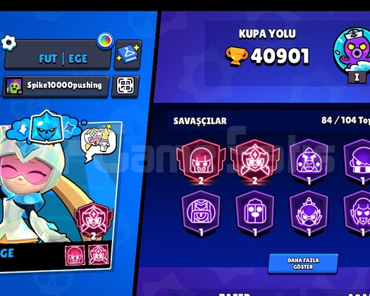 100 TR 40K KUPA MAİL DEĞİŞEN 84 KARAKTER 3 HİPER