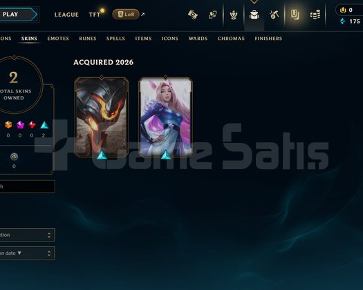 EUW Unranked | 2 Kostüm - 27 Hero | LoL Hesap