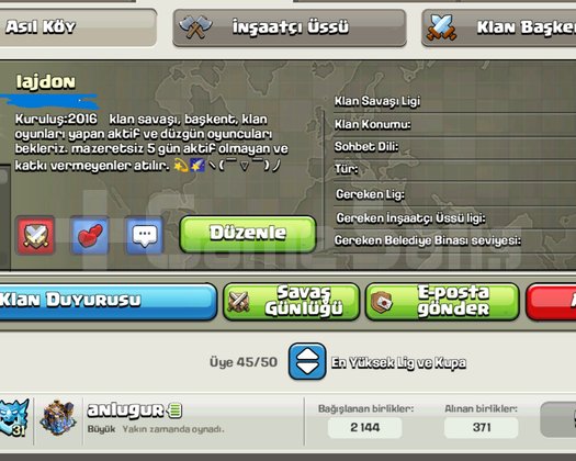 17 LVL KLAN. 10 YILLIK