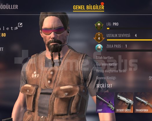 80 LEVEL KAÇMAZ HESAP