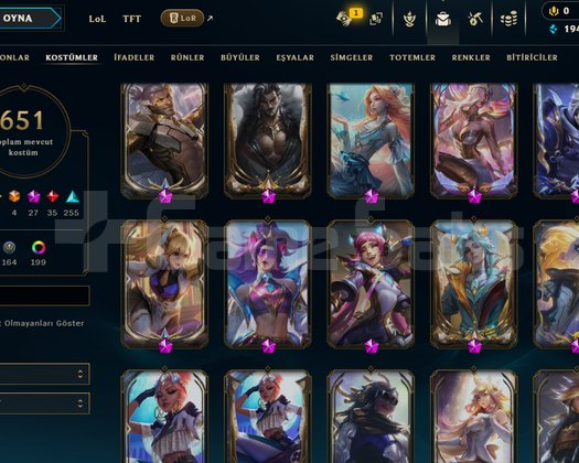 818 LEVEL 652 KOSTUM EUW 160 K MAVI OZ