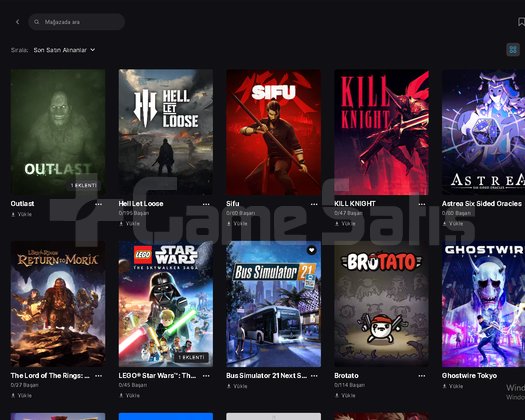 Epic Games Hesabı | 35+ Oyun |