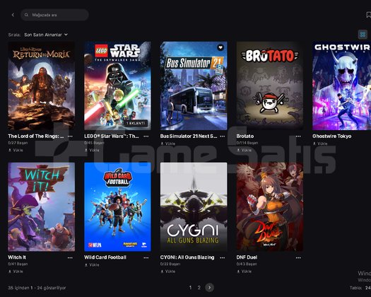 Epic Games Hesabı | 35+ Oyun |